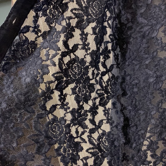 William Rast Lace slim-fitting Long sleeve Blue button down woman’s shirt Sz XS - Picture 10 of 12